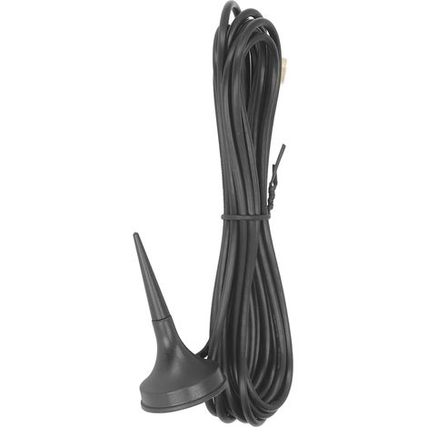 Antenne 2 pièces ventouse rotative 360° base magnétique puissante tige cuivre 2 bandes SMA mâle portable (1/5)