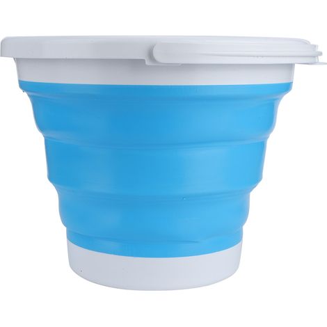 Lave-linge pliable portable 10L machine à laver ultrasons USB compacte pour sous-vêtements et chaussettes voyage maison (1/5)