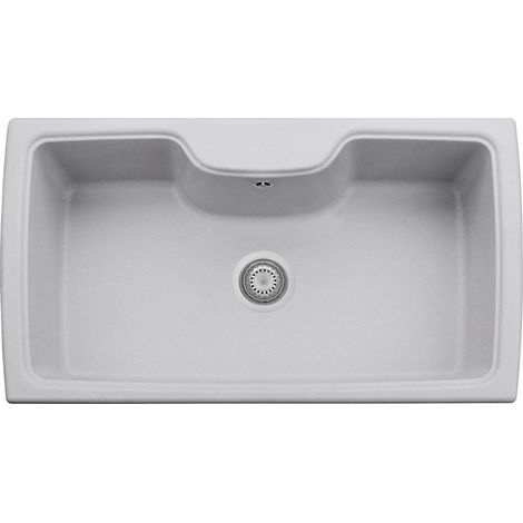 Lavello composito cucina Plados HR0860 una vasca - UM41 Alluminio