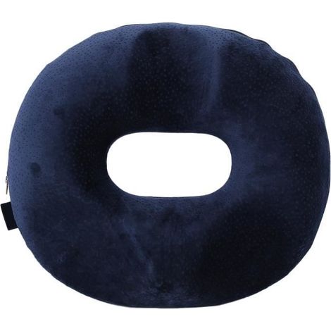 Donut coccyx oreiller conception creuse mousse à mémoire hémorroïde tapis de siège ergonomique rainure conception confortable (1/3)
