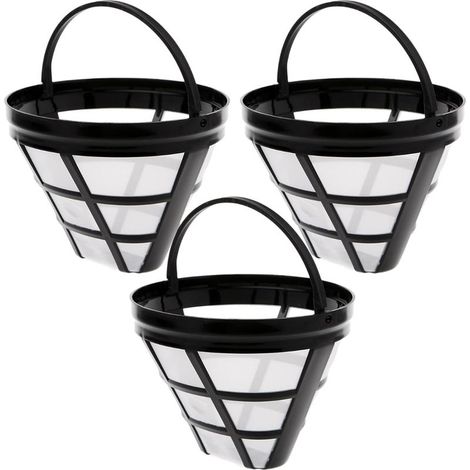 Filtre à café permanent (Taille 4) — Filtre conique réutilisable — Dripper pour Pour-Over, lavable et sans papier (1/5)