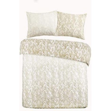 Housses de Couette Beige, Coton, Sable, 240 x 200/220 (1/3)