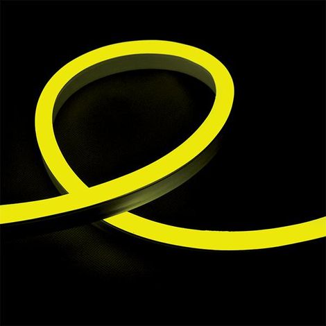 LED NEON FLEX 12W/M 24V IP65 GIALLO