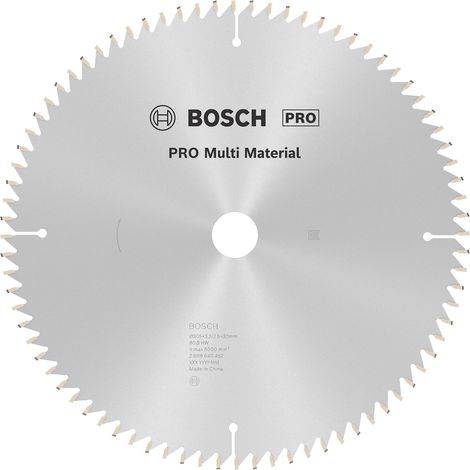 Lame de scie circulaire Bosch MultiMaterial 305x3,2x30 80Z - 2608640452