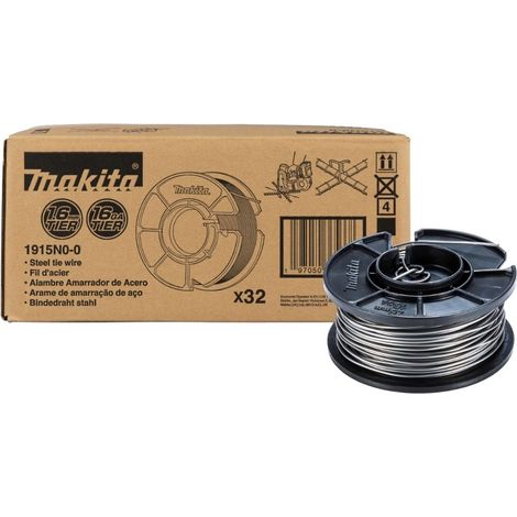 MAKITA 1915N0-0 (32 pcs) Annealed Tie Wire set 1.6mm x 30m