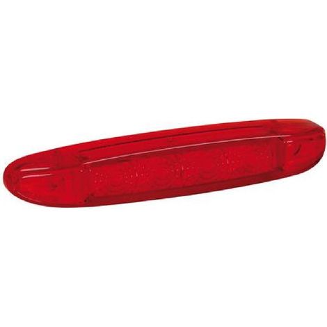 Feu 4 leds rouge 96x15.6x15mm 1224V R-20