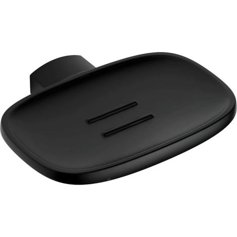 COLOMBO DESIGN Trenta porta sapone inamovibile nero opaco codice prod: B30010NM (1/2)