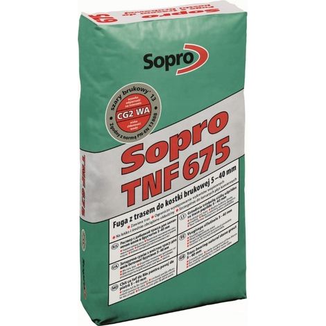 SOPRO TNF Fugenmörtel für Pflastersteine, grauer Pflasterstein