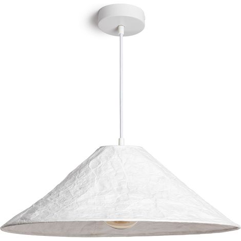 Pendelleuchte Papier Tyvek Rapa Weiß