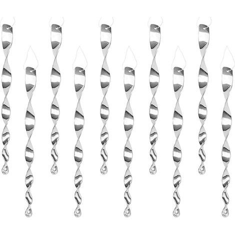 16 Pièces Bird Répulsif Réfléchissants Vent Spirale,Spirales Repulsifs Oiseaux Anti Pigeon Effaroucheur Oiseaux Spirale Réfléchissantes Répulsives,Répulsif Pigeons pour Balcon(30cm) (1/3)