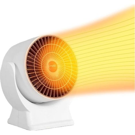 Radiateur Soufflant, 800W Chauffage d'Appoint, Chauffage électrique, Chauffage Soufflant, Protection Contre Surchauffe & Anti-Basculement, Chauffage Électrique pour Bureau, Chambre, Salon YMYNY (1/5)