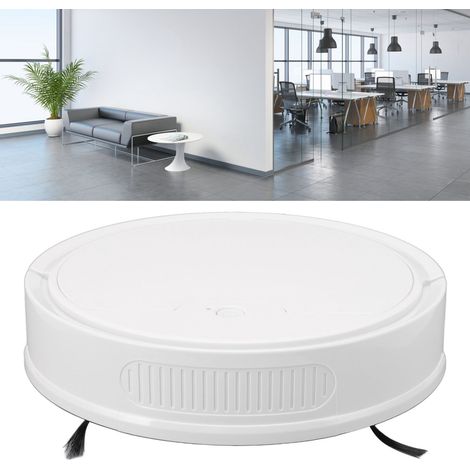 Aspirateur robot 3 en 1 (balayage, aspiration et lavage) avec programmation via application, aspiration puissante intelligente de 2000 Pa, conception anti-chute, chargement USB, blanc. (1/5)