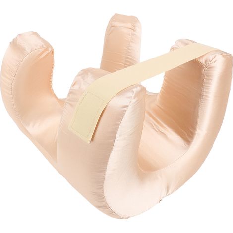Oreiller de couchage visage contre le matelas en mousse à mémoire de forme, doux et confortable, pour la maison et les voyages, couleur or (1/5)