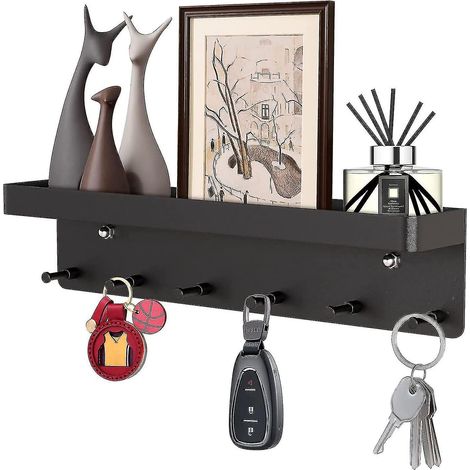 Schlüsselanhänger mit Ablage, selbstklebender Schlüsselhalter ohne Bohren, moderner Schlüsselhalter