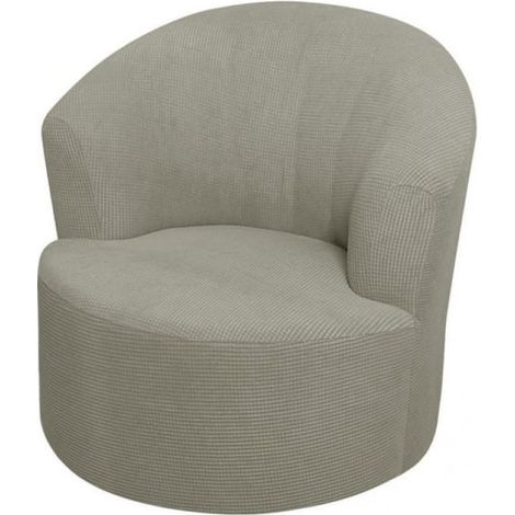 Housse élastique pour fauteuil, cadeau de Noël argenté, housse pour fauteuil rond, housse pour fauteuil inclinable, housse pour fauteuil pivotant moderne, housse pour fauteuil tonneau