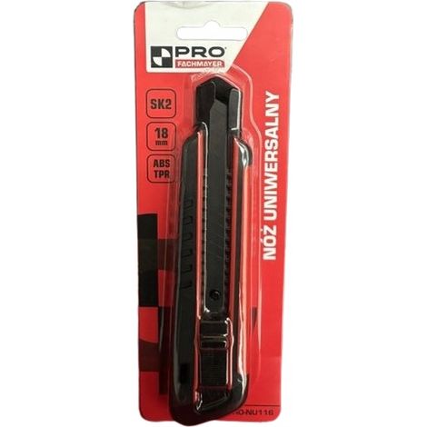 Cortador de papel pintado universal PRO KNIFE con cuchilla retráctil desmontable, 1 unidad. (1/5)