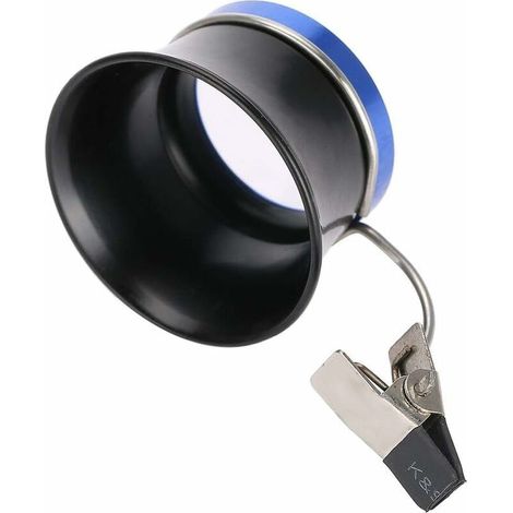 Une loupe de lunettes à clipser 10x, Loupe de lunettes professionnelle, Loupe de lunettes en aluminium pour les mécaniciens de montres, les photographes et les bijoutiers (1/5)
