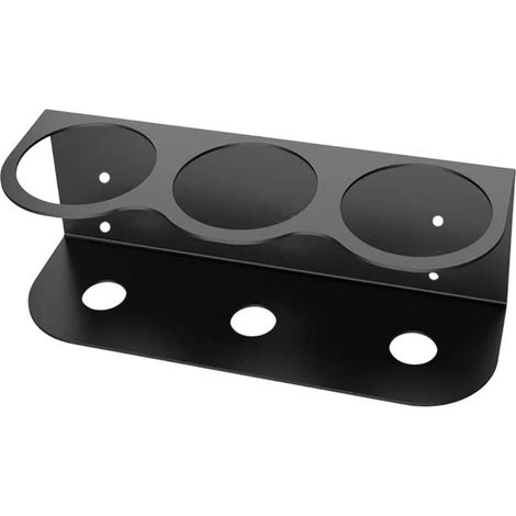 32,2 x 10,5 x 9,5 cm Support mural pour aérosols et flacons de peinture, avec système de fixation et rangement pour outils, remorque ou cuisine (1/5)