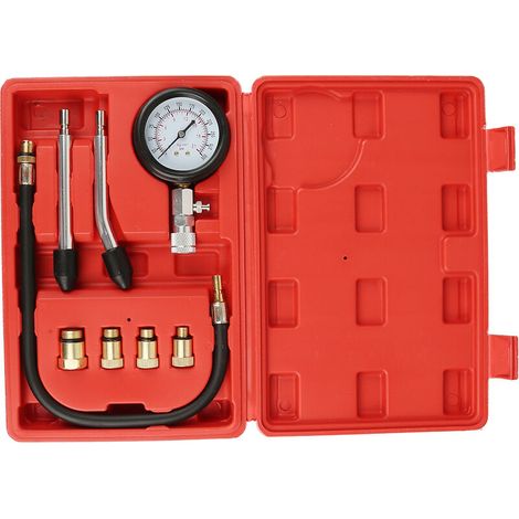 [JAMAIS UTILISÉ]Kit De Outil Auto Moteur Testeur De Compression Pression De Cylindre De Diesel Table (1/5)