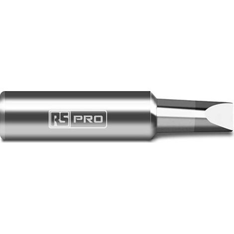 Panne de fer à souder RS PRO RS PRO, Ciseau droit, série ST, 4,6 mm, pour Fer à souder de RS Pro ( Prix pour 1 )