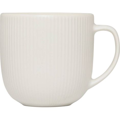 Strata taza acanalada blanca 11cl - Atmosphera créateur d'intérieur (1/2)