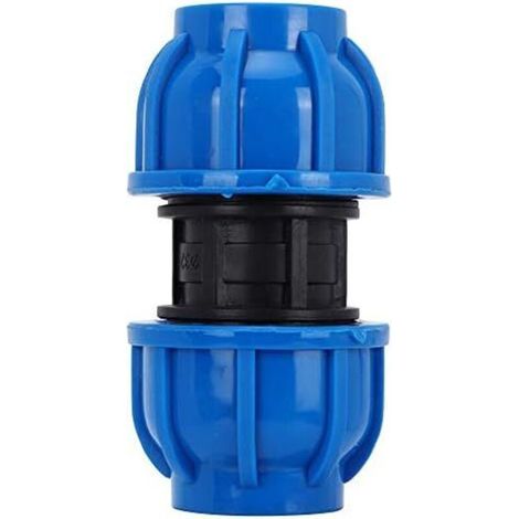 4Pcs PE Connecteur Droit En Plastique 32mm à 32mm Adaptateur De Tuyau D'eau Raccord Droit Raccord De Tuyau D'Eau Tube Raccords (1/5)