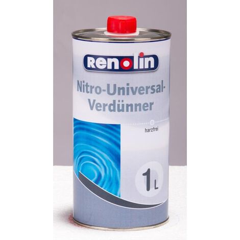 12x 1 Liter Flasche Renolin Nitro-Universal-Verdünner harzfrei 12l Lösemittel