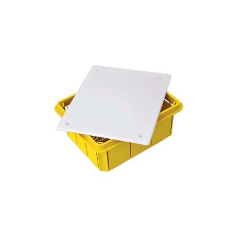 SCATOLA DI DERIVAZIONE DA INCASSO CON COPERCHIO IP40- - mm.118x96x70 - (1613) - 8 pezzi MARLANVIL
