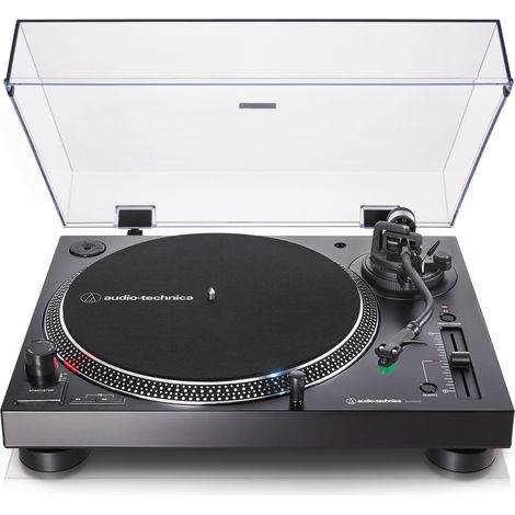 Platine vinyle Audio-Technica AT-LP120X – Entraînement direct – Moteur CC – Connectivité USB – Lecture 33/45/78 tours – Caliber Audio Technology