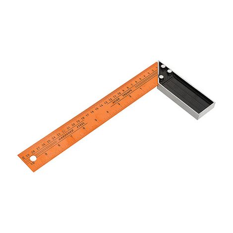 SQUADRA FALEGNAME 5015 WOKIN - ALLUMINIO/ACCIAIO CM 30 501512- 5 pezzi