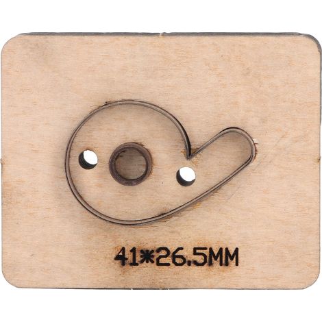 Alliage acier forme numéro 6, moule de découpe DIY en cuir et métal, poinçon artisanal pour bouleau, accessoires de bricolage. (1/5)
