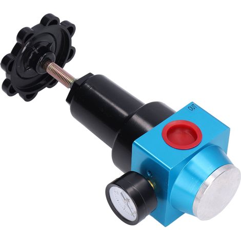 Régulateur de pression d'air moyen, détendeur pneumatique de régulation avec manomètre, QTYH-20 G3/4, vanne de contrôle précise pour circuit d'air comprimé. (1/5)