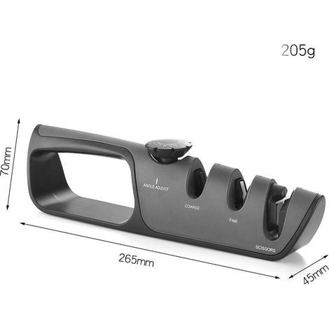 Aiguiseur de Cuisine Eguiseur de Couteau Professionnel ,Knife Sharpener avec Gomme antidérapante pour Couteaux, Ciseaux Affuteur Couteau Knife Sharpeners (1/5)