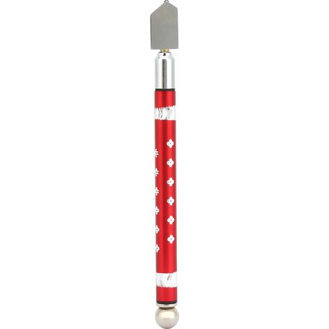 Ortviai Coupe-glace à roue en carbure de tungstène, poignée en aluminium anodisé rouge – Précis et ergonomique (1/5)