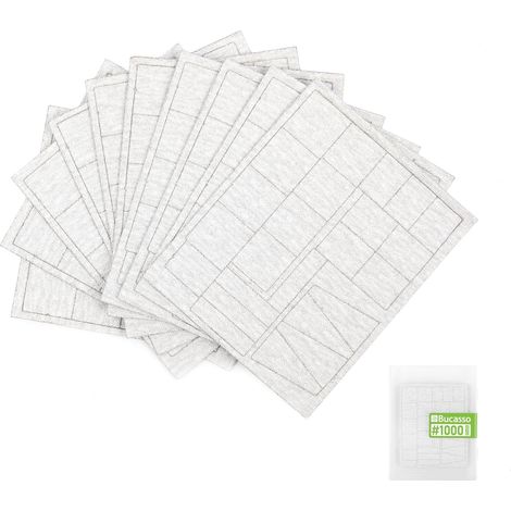 Papier abrasif pour ponceuse alternative RSH-1000, 10 pièces avec 20 tampons chacune (1000)