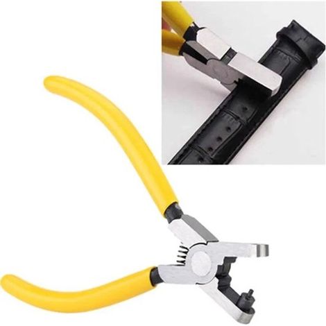 Lochzange für Leder (2,0 mm Rundlöcher) Universeller Locher für Gürtel und Schuhe Ergonomischer Griff Einhandbedienung 14,0 x 5,5 x 140,0 cm 1 St (1/5)