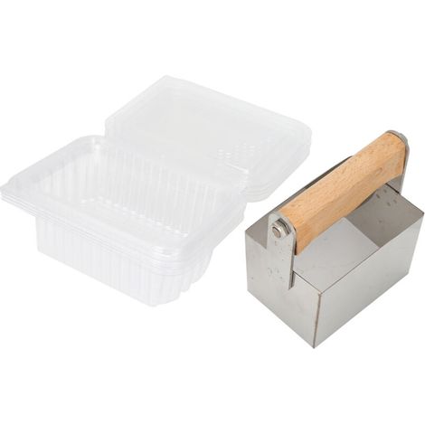 royaluxe -Ensemble de coupe-miel pour apiculture, coupe rectangulaire en acier inoxydable, Durable, résistant à la Corrosion, avec boîte (1/5)
