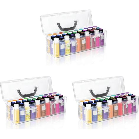 Aufbewahrungsbox für Acrylfarbe (3 x 30 Fläschchen à 60 ml). (1/5)