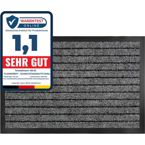 Schmutzfangmatte Dura Grau 150 x 180 cm