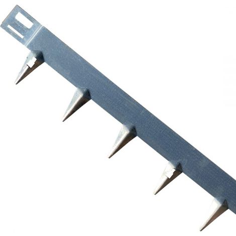 Lot de 5 bordures flexibles en acier galvanisé – Hauteur 65 mm – Longueur 1075 mm – Ancrage 85 mm – Épaisseur 1,6 mm (1/4)