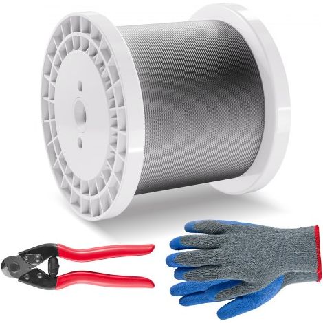 Câble Acier Inoxydable - 3 - 18 mm x 305 m Câble Métallique Inox (1/5)