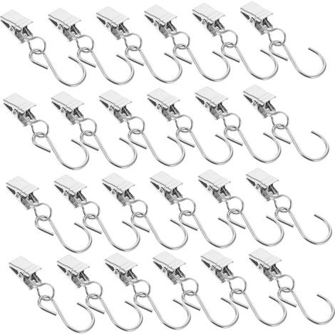 30 Pieces Party Hooks Waterproof Metal Clips for Outdoor