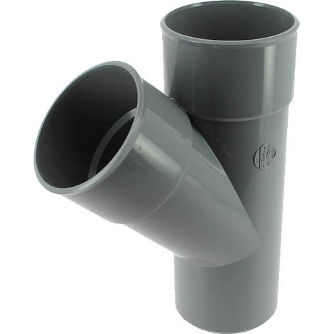 NICOLL Culotte 45° PVC Mâle Femelle Ø80 (1/3)