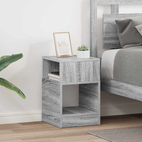Beistelltisch 2 pcs Graues Sonoma 30,5 x 30 x 45 cm