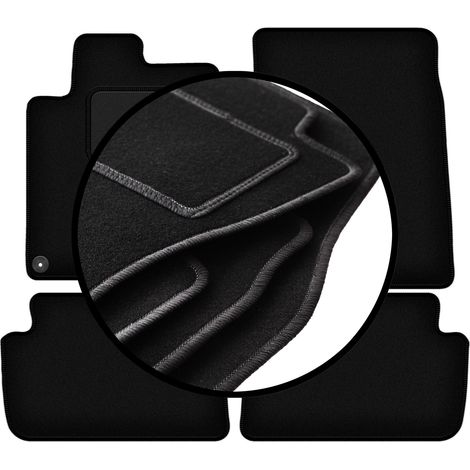 Komplettset Veloursmatten für: Citroen C5 I Limousine, Kombi (2001-2008)