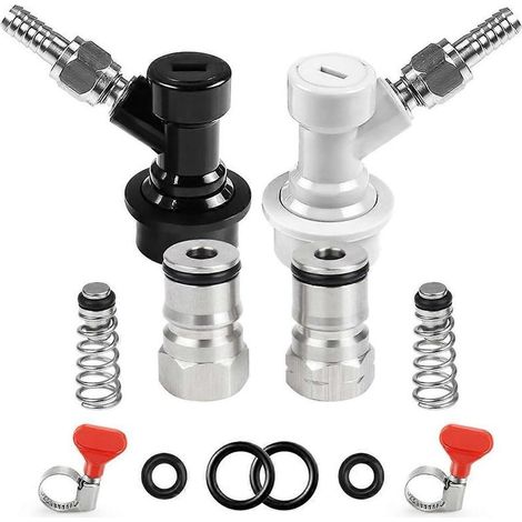 Kit de connexion rapide Knuckle Lock Post, connecteurs Corny, filetage interne 19/32-18 pour brassage amateur en acier inoxydable-AquaForge (1/4)