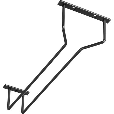Support de verres à pied - Nombre de rangées : 1 - Largeur : 120 mm - Décor : Noir - ITAR (1/5)