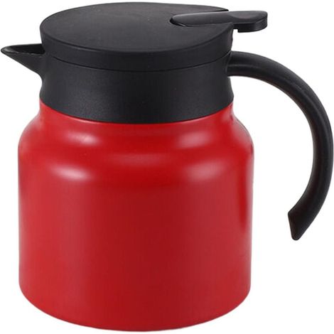 Bouilloire Thermos En Acier Inoxydable - Séparation Thé-Eau - Affichage Numérique De Température - Capacité Élevée - Pour Cuisine Bureau Camping - 1 Pièce (1/5)