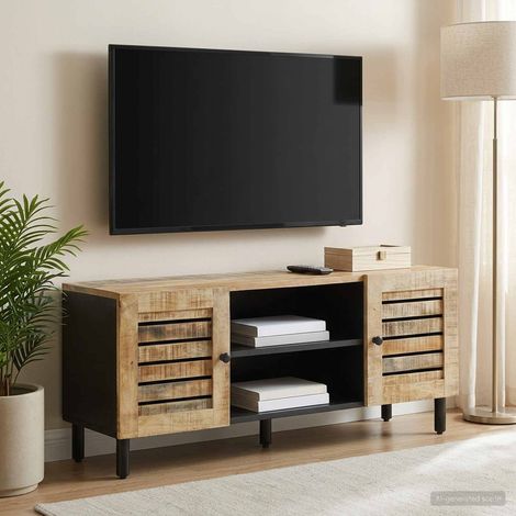 vidaXL Storage Cabinets Natural 105 x 33 x 46 cm Solid Mango Wood (1/5)