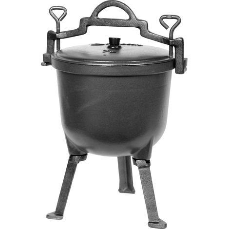 Gusseiserner Jagdkessel 15L brunbeste BB-2665 (1/5)